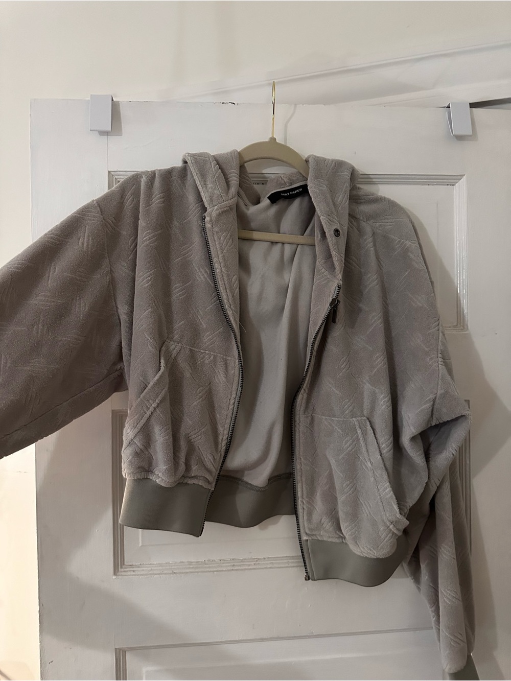 Daily Paper Plush Hooded Jacket